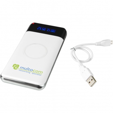 Logo trade promotional product photo of: Constant 10.000 mAh wireless power bank with LED