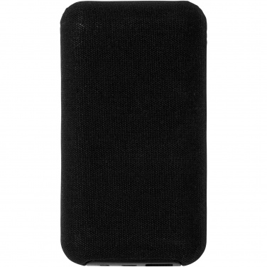 Logotrade corporate gift image of: Future 6000 mAh bamboo/fabric wireless power bank