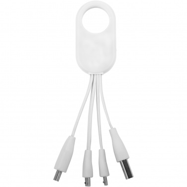 Logotrade corporate gift image of: Troup 4-in-1 charging cable with type-C tip