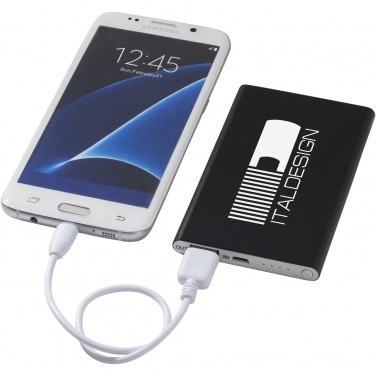 Logo trade promotional giveaways picture of: Pep 4000 mAh power bank