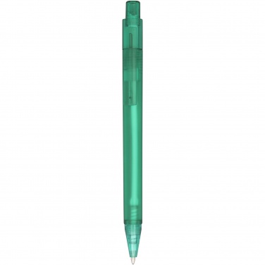 Logo trade promotional products image of: Calypso frosted ballpoint pen