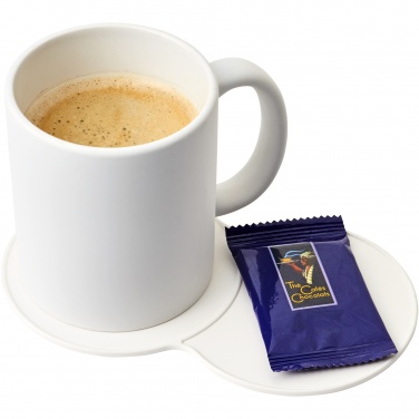 Logo trade business gifts image of: Sidekick plastic coaster