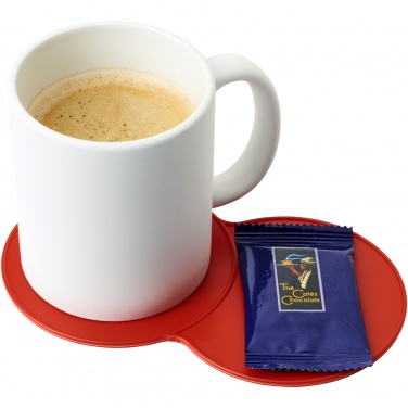 Logotrade promotional gift picture of: Sidekick plastic coaster