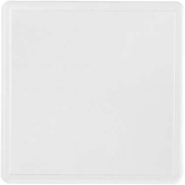 Logo trade promotional items picture of: Ellison square plastic coaster with paper insert