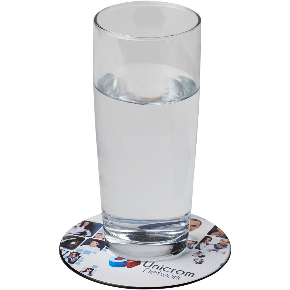 Logo trade promotional gifts image of: Brite-Mat® round coaster