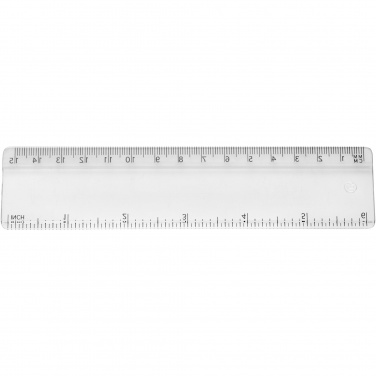 Logotrade promotional product image of: Renzo 15 cm plastic ruler