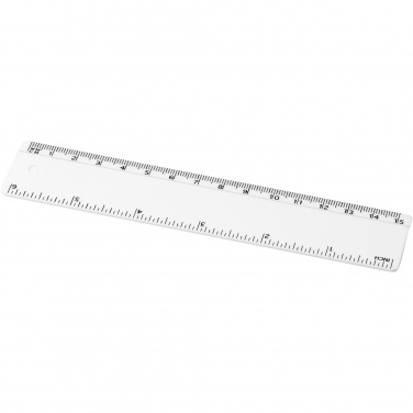 Logo trade promotional merchandise photo of: Renzo 15 cm plastic ruler