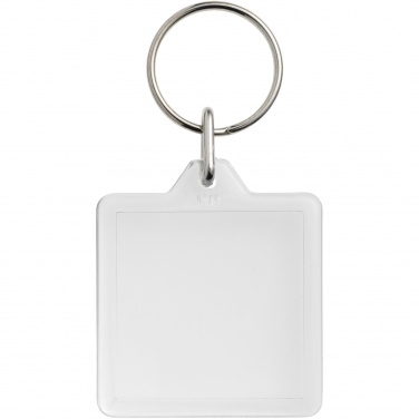Logo trade promotional merchandise photo of: Vial U1 square keychain