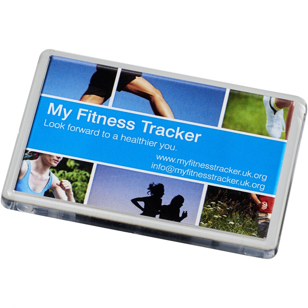 Logo trade promotional item photo of: Lure plastic fridge magnet