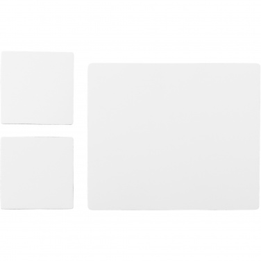 Logotrade promotional item picture of: Q-Mat® mouse mat and coaster set combo 3