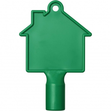 Logotrade advertising product image of: Maximilian house-shaped utility key