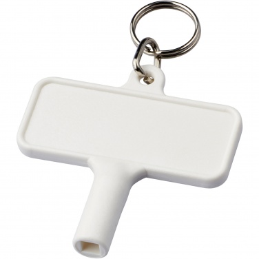 Logotrade advertising product image of: Largo plastic radiator key with keychain