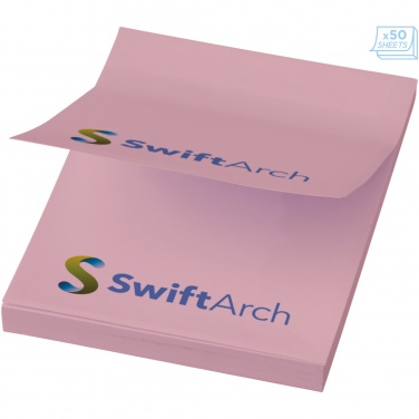 Logo trade advertising products picture of: Sticky-Mate® A8 sticky notes 50x75mm
