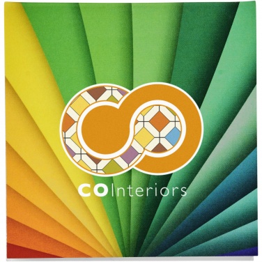 Logo trade advertising products picture of: Sticky-Mate® soft cover squared sticky notes 75x75mm