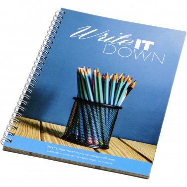 Logotrade promotional gift picture of: Desk-Mate® A5 spiral notebook
