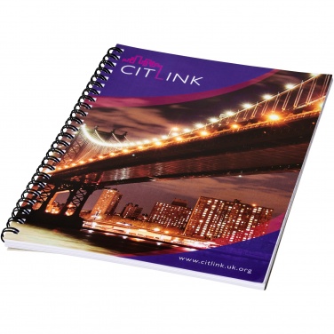 Logotrade promotional product picture of: Desk-Mate® A5 spiral notebook