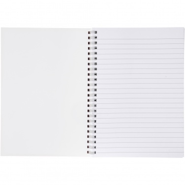 Logo trade promotional giveaway photo of: Desk-Mate® A5 notebook synthetic cover