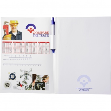 Logo trade business gifts image of: Essential conference pack A4 notepad and pen