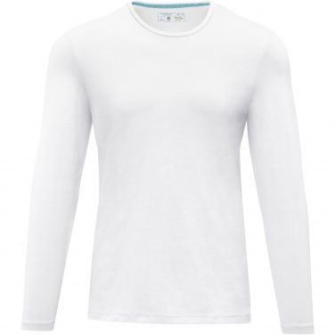 Logo trade corporate gift photo of: Ponoka long sleeve men's organic t-shirt