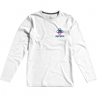 Logo trade promotional merchandise picture of: Ponoka long sleeve men's organic t-shirt