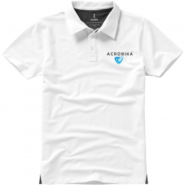 Logo trade corporate gifts picture of: Markham short sleeve men's stretch polo