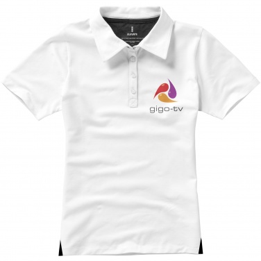 Logo trade business gifts image of: Markham short sleeve women's stretch polo