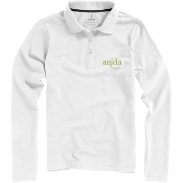 Logotrade corporate gifts photo of: Oakville long sleeve women's polo