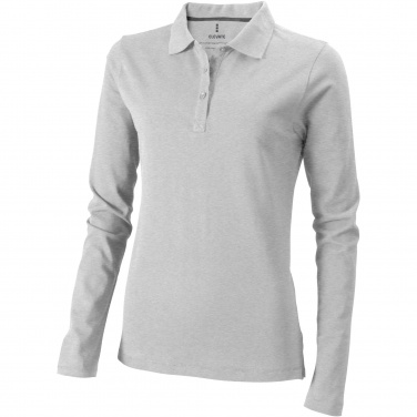 Logo trade promotional product photo of: Oakville long sleeve women's polo