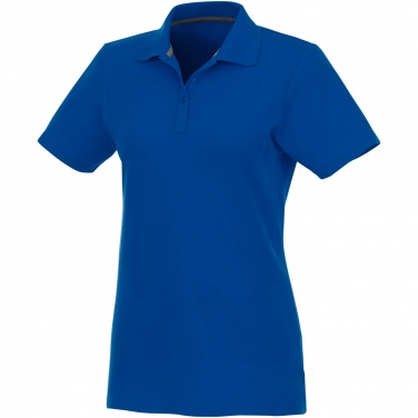 Logo trade corporate gifts image of: Helios short sleeve women's polo