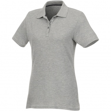 Logo trade promotional giveaways picture of: Helios short sleeve women's polo