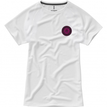 Logo trade business gifts image of: Niagara short sleeve women's cool fit t-shirt