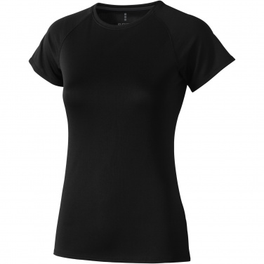 Logo trade promotional merchandise image of: Niagara short sleeve women's cool fit t-shirt