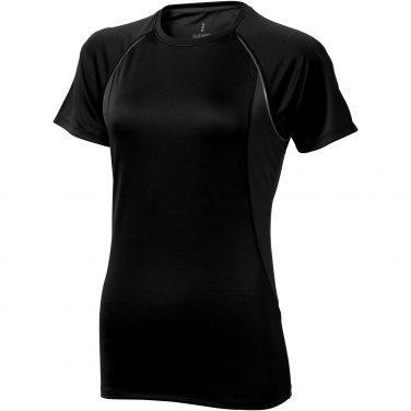 Logo trade promotional gift photo of: Quebec short sleeve women's cool fit t-shirt