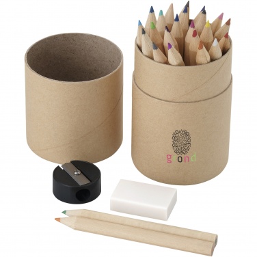 Logotrade promotional giveaways photo of: Woodby 26-piece coloured pencil set