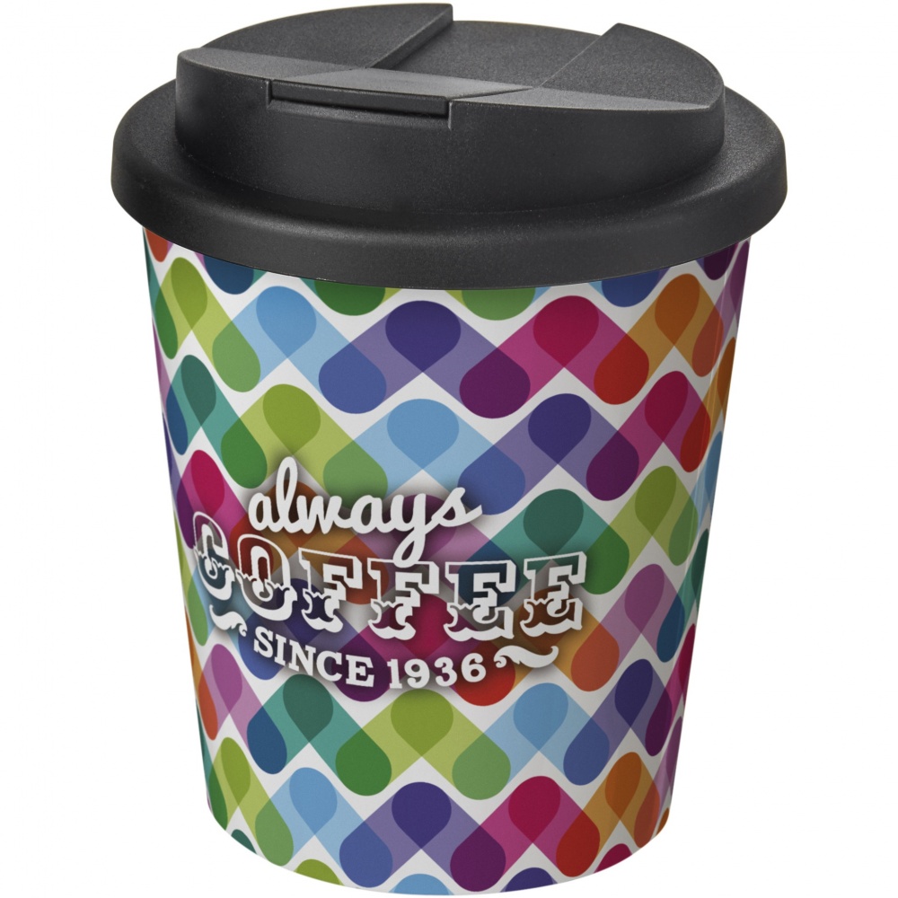 Logo trade promotional gift photo of: Brite-Americano® Espresso 250 ml tumbler with spill-proof lid