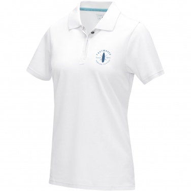 Logo trade corporate gifts picture of: Graphite short sleeve women’s organic polo