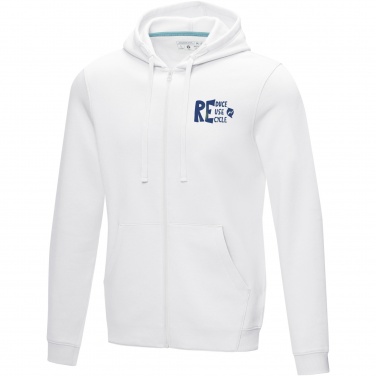 Logo trade promotional giveaways image of: Ruby men’s organic recycled full zip hoodie