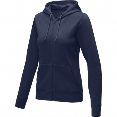 Logo trade advertising product photo of: Theron women’s full zip hoodie