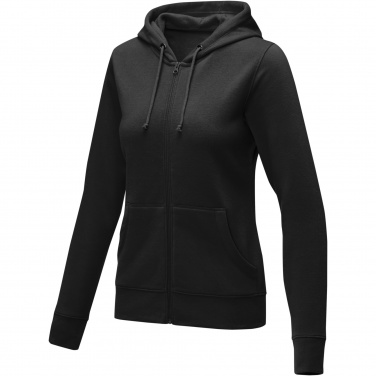 Logo trade promotional products image of: Theron women’s full zip hoodie
