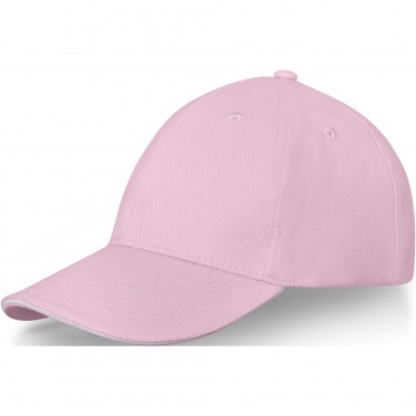 Logo trade promotional merchandise image of: Darton 6 panel sandwich cap