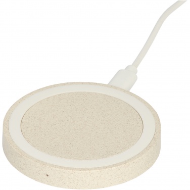 Logotrade promotional product picture of: Naka 5W wheat straw wireless charging pad