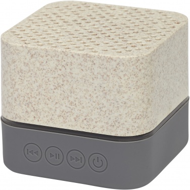 Logotrade promotional items photo of: Aira wheat straw Bluetooth® speaker