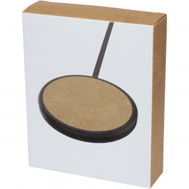 Logotrade corporate gifts photo of: Kivi 10W limestone/cork wireless charging pad