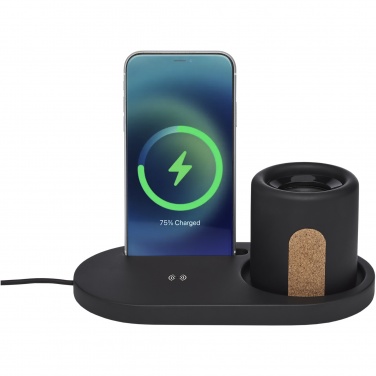 Logotrade promotional giveaway image of: Klip 5W wireless charging desk organizer