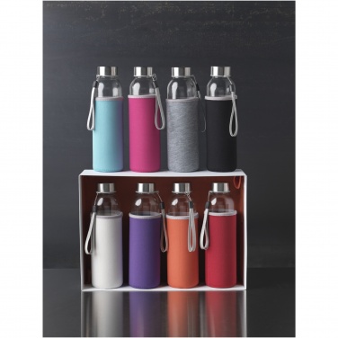 Logo trade promotional merchandise image of: Bodhi 500 ml glass water bottle