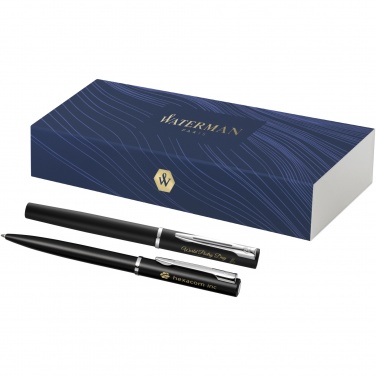 Logotrade business gifts photo of: Waterman Allure ballpoint and rollerball pen set
