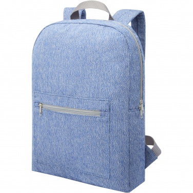 Logotrade corporate gift image of: Pheebs 450 g/m² recycled cotton and polyester backpack 10L