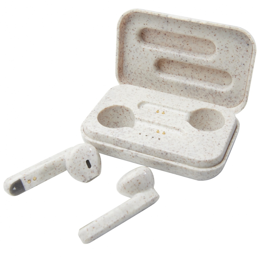 Logotrade corporate gift picture of: Nantai wheat straw True Wireless earbuds