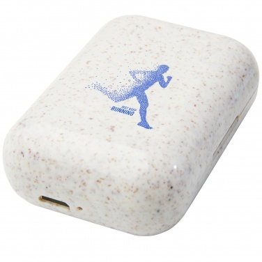 Logo trade promotional products image of: Nantai wheat straw True Wireless earbuds