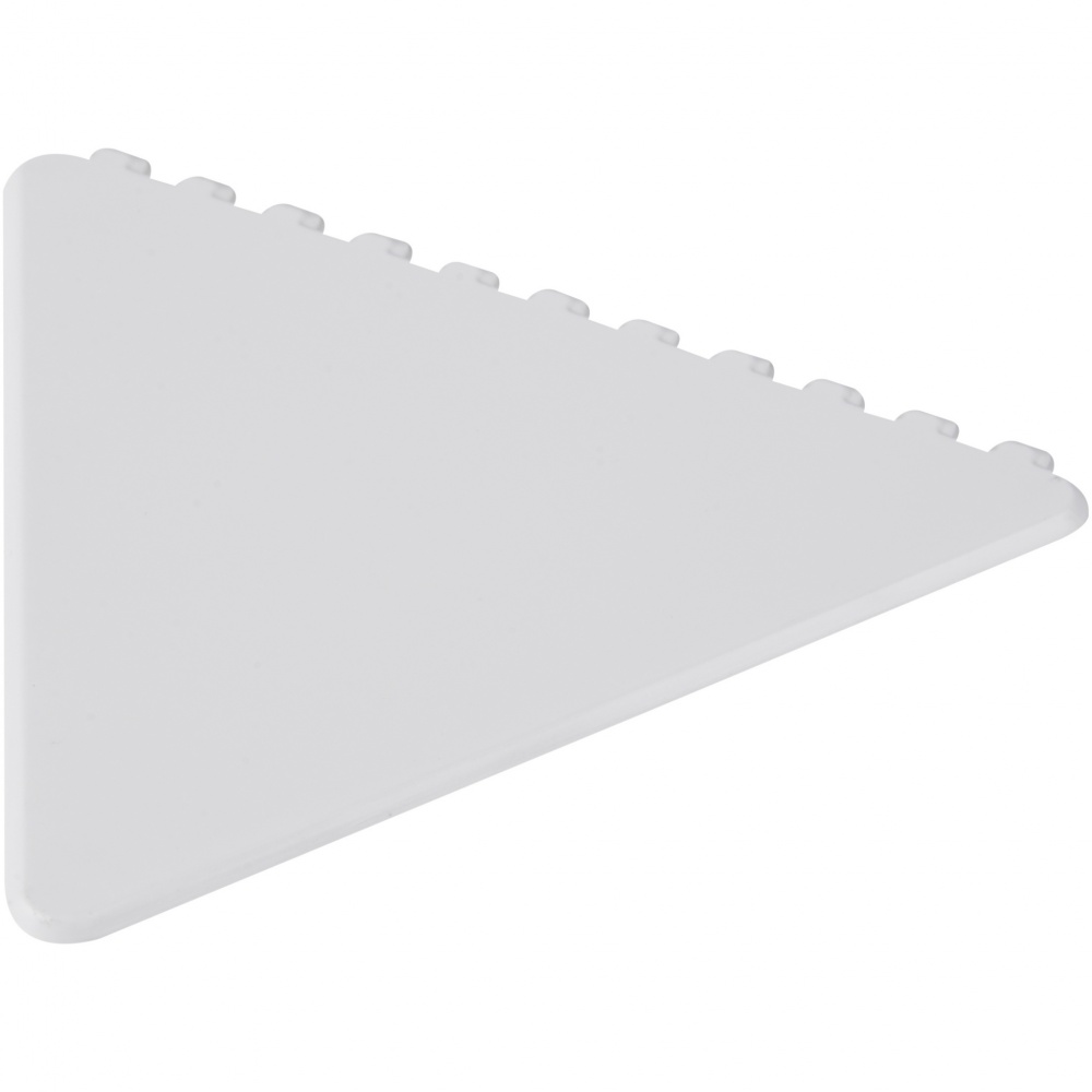 Logo trade business gift photo of: Frosty triangular recycled plastic ice scraper